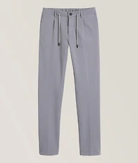 Stretch-Cotton Jogger Pants