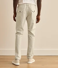 Super Stretch-Cotton Tapered Pants