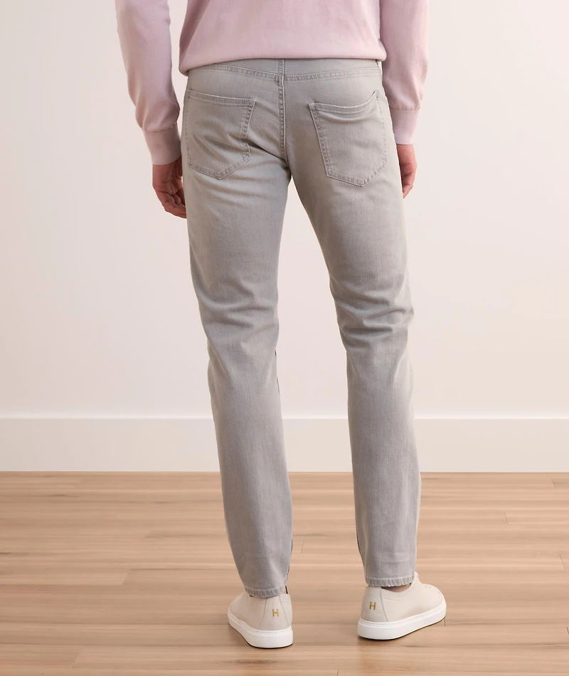 Stretch-Cotton Five-Pocket Pants