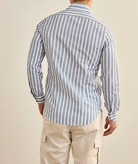 Striped Cotton-Linen Shirt
