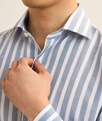 Striped Cotton-Linen Shirt