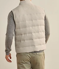 Reversible Linen Tech Vest