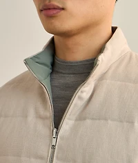 Reversible Linen Tech Vest