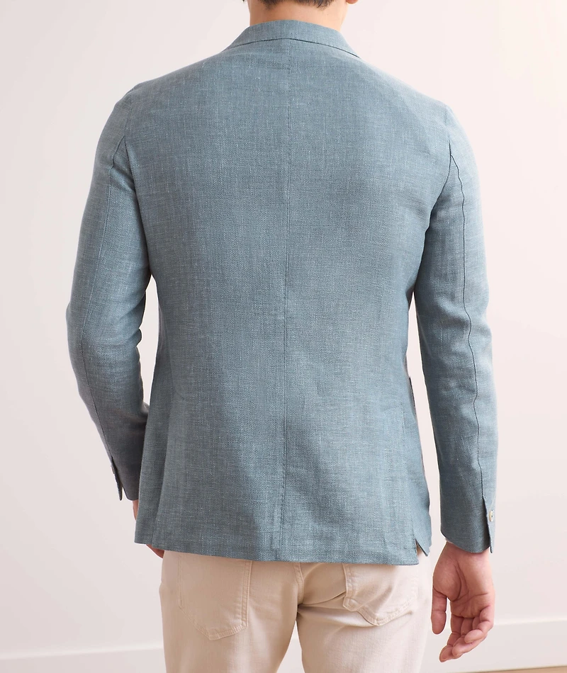 Soft Linen-Wool-Silk Sport Jacket