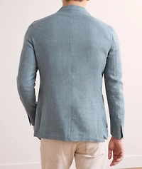 Soft Linen-Wool-Silk Sport Jacket