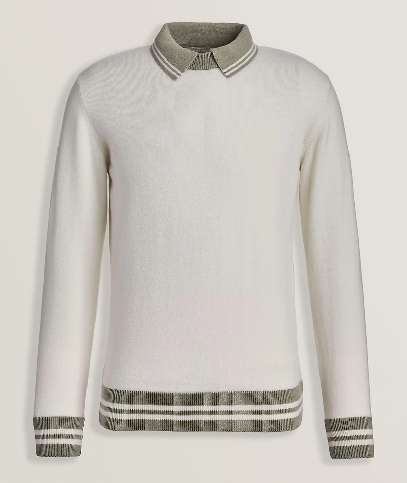 Cashmere Collar Sweater
