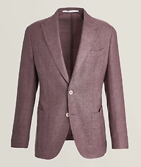Linen-Wool-Silk Blend Sport Jacket