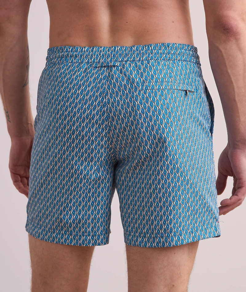 Standard Terrazzo Geometric-Print Swim Shorts