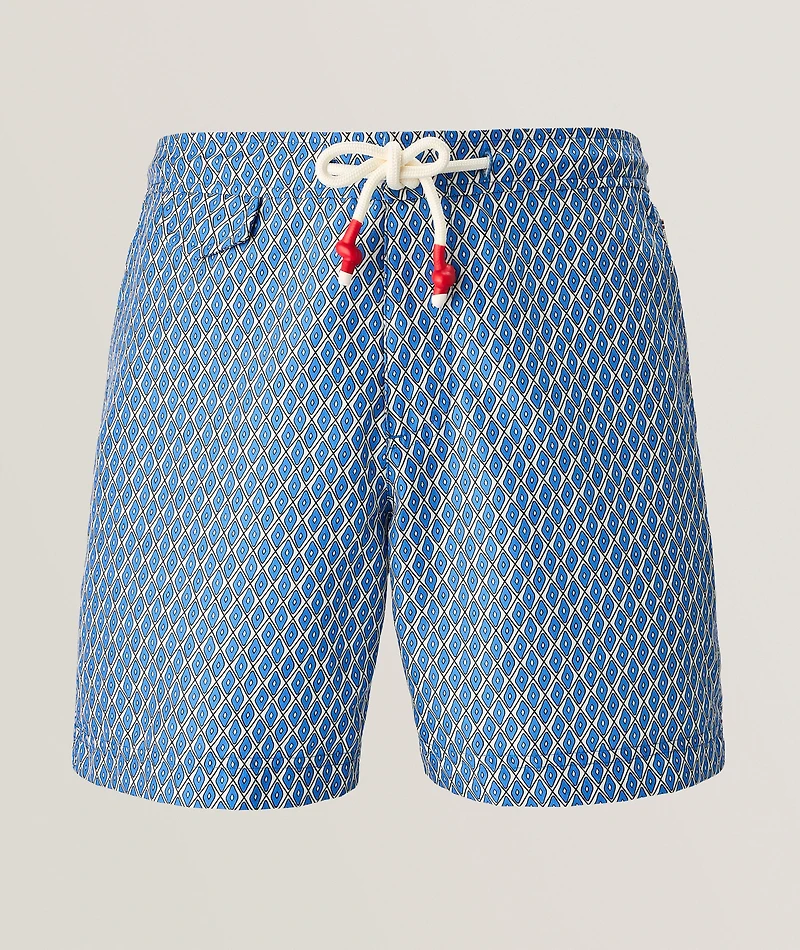 Standard Terrazzo Geometric-Print Swim Shorts