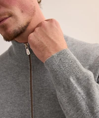 Cashmere Full-Zip Sweater