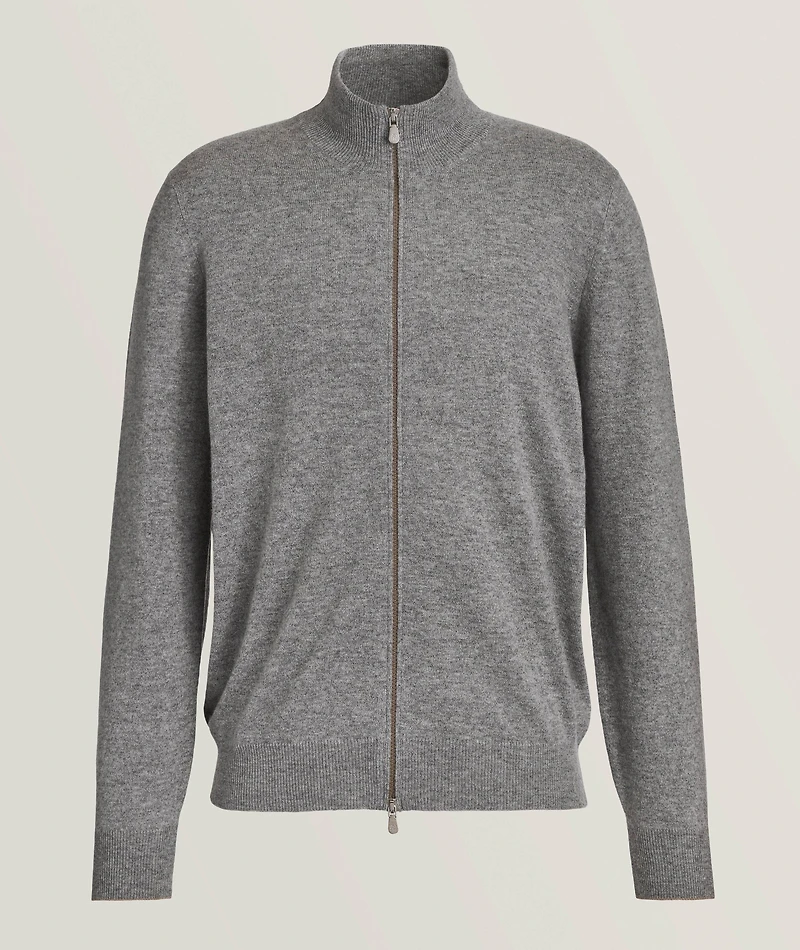 Cashmere Full-Zip Sweater