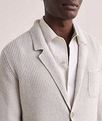 Cashmere-Cotton Knit Cardigan