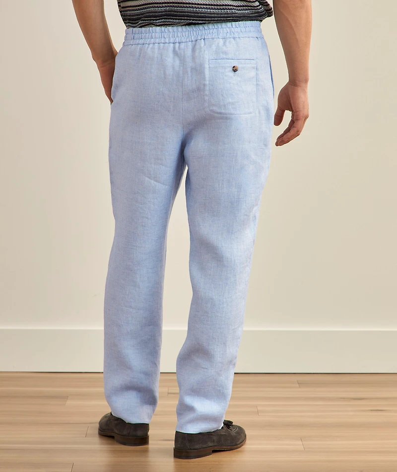 Linen Drawstring Pants