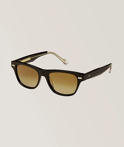 Sartorial Sunset Acetate Round Sunglasses 