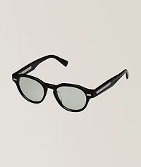 Round Acetate Sunglasses 