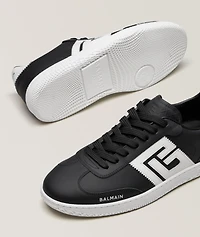Swan Leather Sneakers