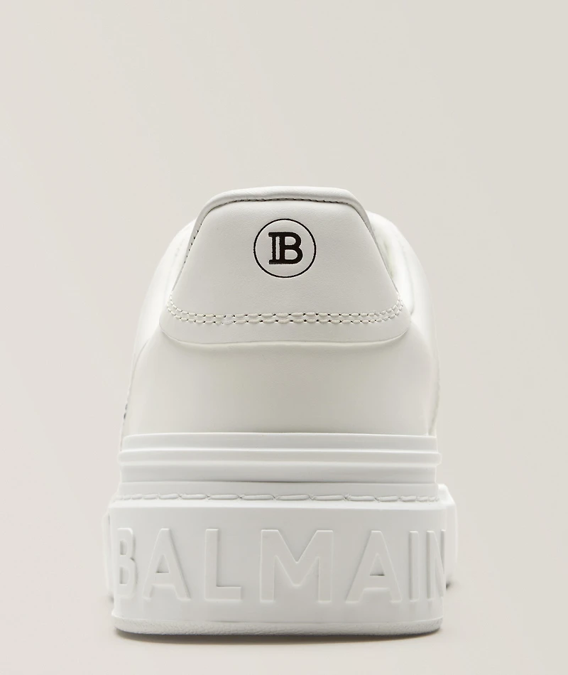 Script Logo Leather B-Court Sneakers