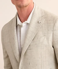 Mélange Linen-Wool Sport Jacket