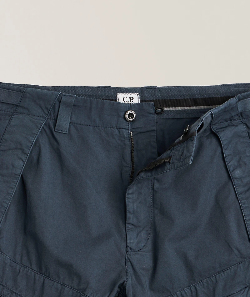 Cotton Gabardine Cargo Pants