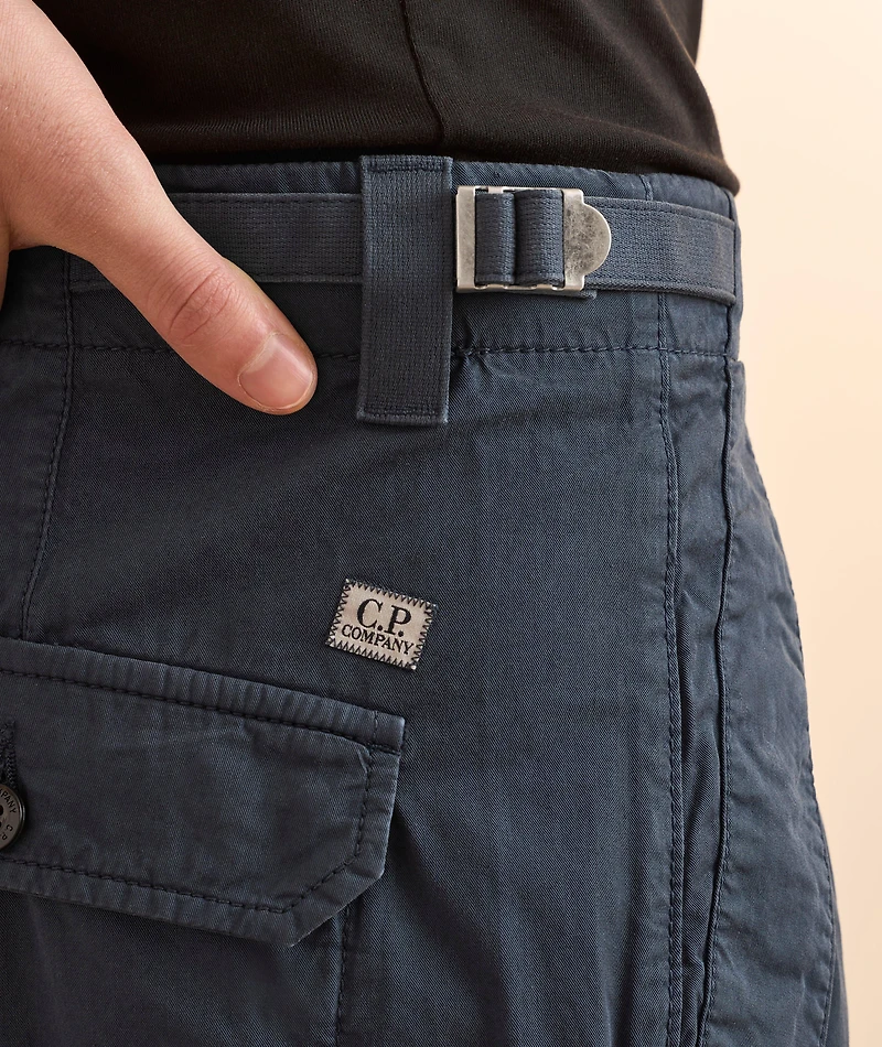 Cotton Gabardine Cargo Pants