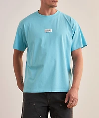 Oversized Logo Label Cotton T-Shirt