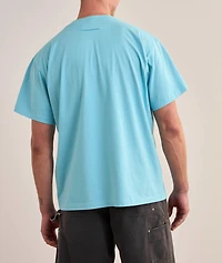Oversized Logo Label Cotton T-Shirt