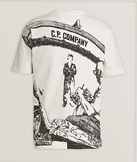 Back Graphic Print Cotton T-Shirt