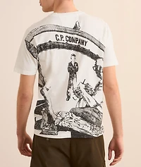 Back Graphic Print Cotton T-Shirt
