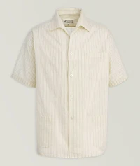 Striped Cotton-Silk Camp Shirt