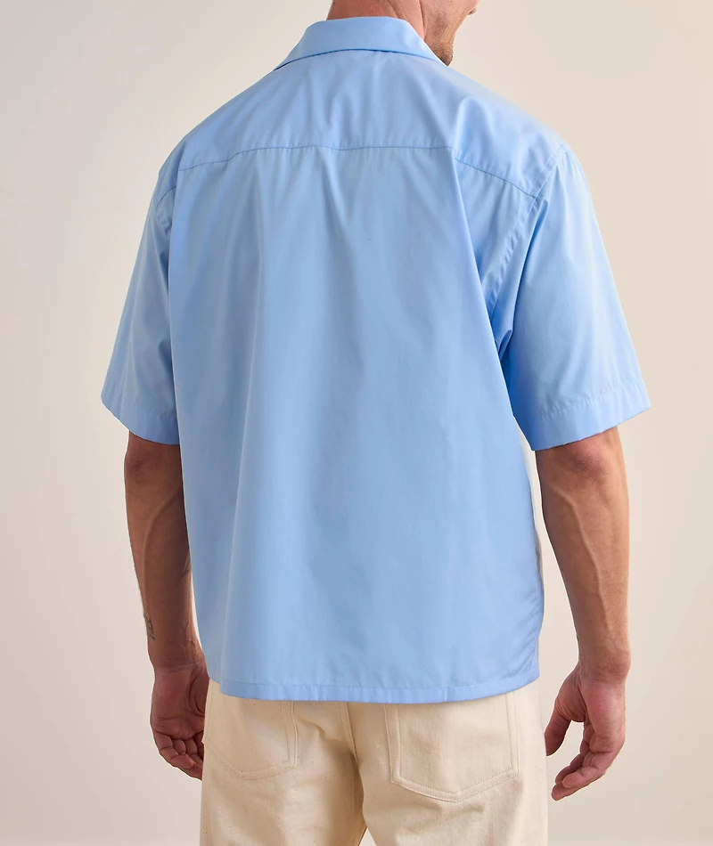 Logo Pocket Cotton Camp Shirt