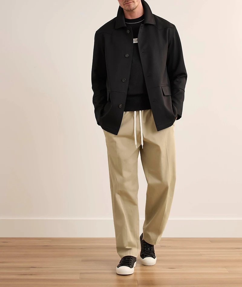 Drawstring Cotton Pants