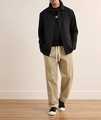 Drawstring Cotton Pants