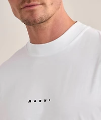 Mini-Logo Cotton Crewneck T-Shirt