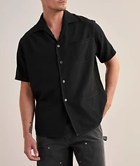 Cotton-Silk Camp Shirt