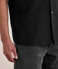 Cotton-Silk Camp Shirt