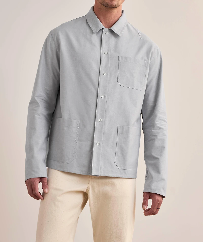 Oxford Cotton Shirt Jacket