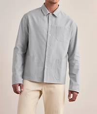 Oxford Cotton Shirt Jacket