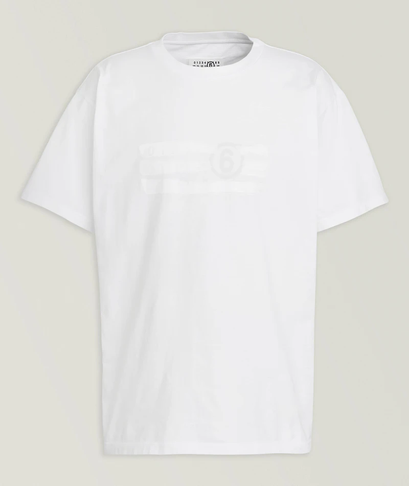 Numeric Paint Logo Cotton T-Shirt