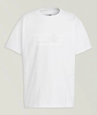 Numeric Paint Logo Cotton T-Shirt