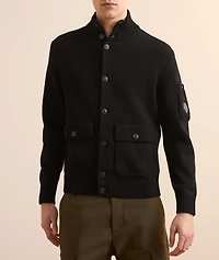 Compact Cotton Knit Cardigan