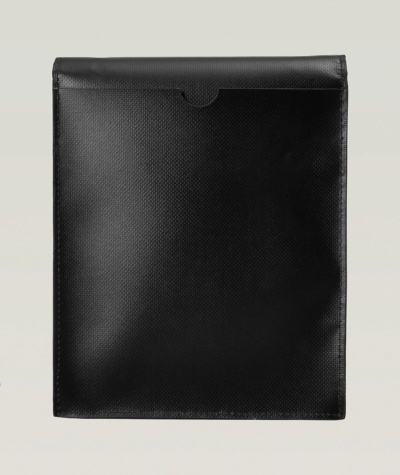 Faux Leather Pouch Bag 