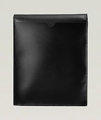 Faux Leather Pouch Bag 