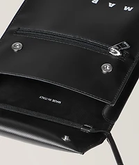Faux Leather Pouch Bag 