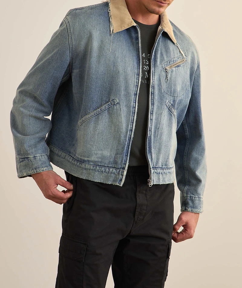 Distressed Denim Jacket