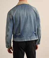 Distressed Denim Jacket