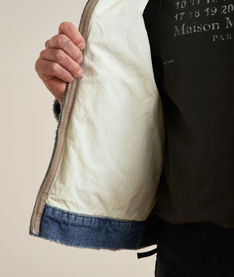 Distressed Denim Jacket