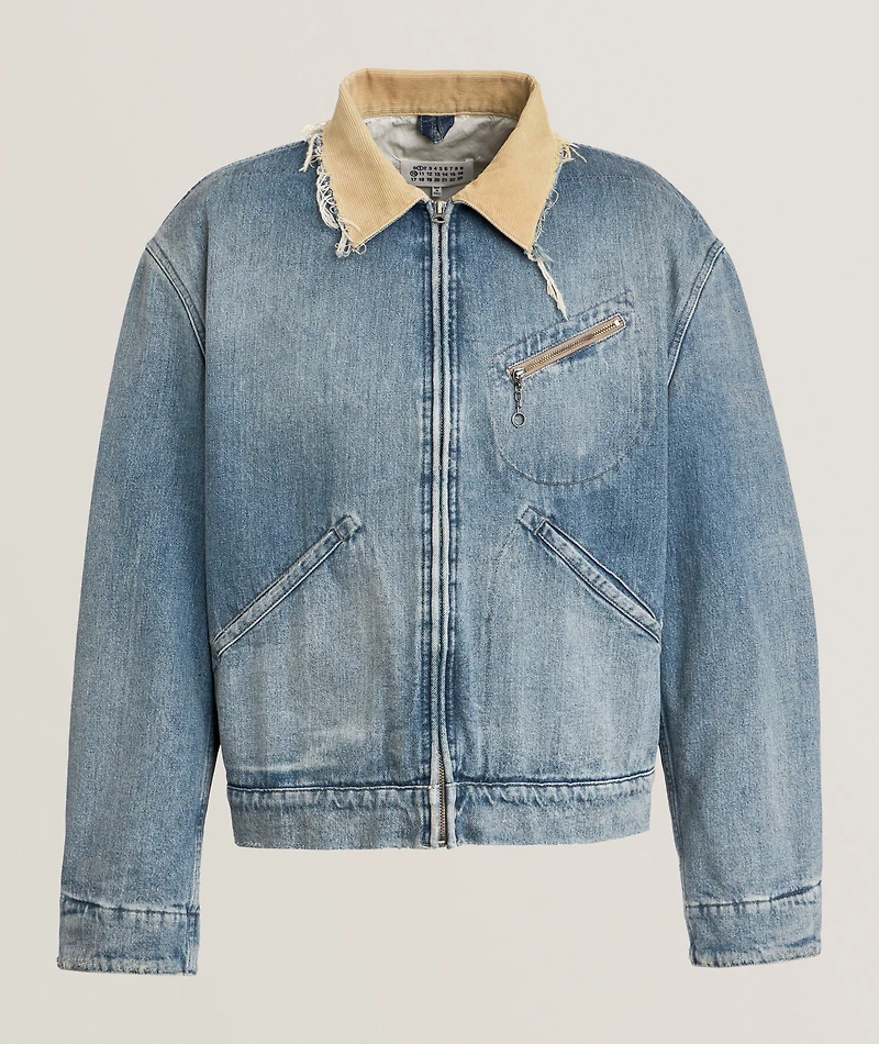 Distressed Denim Jacket