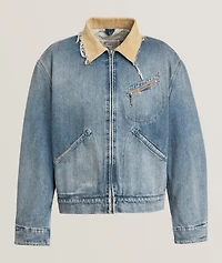 Distressed Denim Jacket