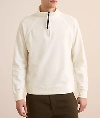 Fleece Cotton Quarter-Zip Sweater