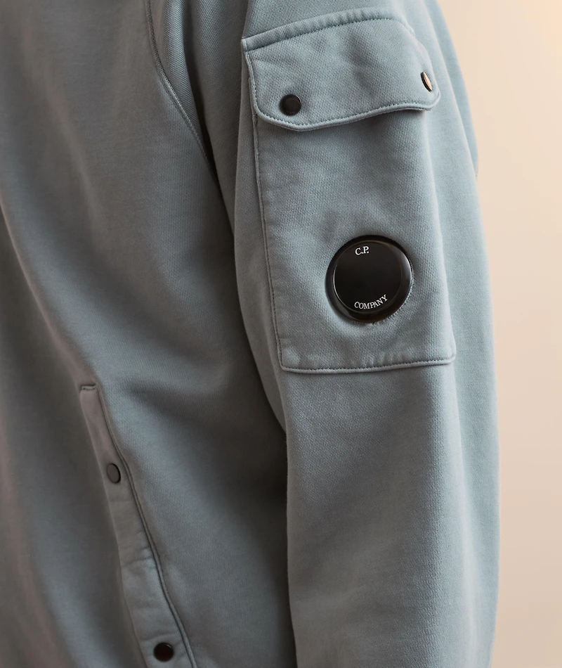 Fleece Bomber Sweatshirt